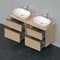 Duravit Waschtischunterbau D-NEO 644x1400x550mm 4 Schubk Be beids Ei na