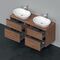 Duravit Waschtischunterbau D-NEO 644x1400x550mm 4 Schubk Be beids NB na