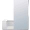 Duravit Badewanne SHOWER & BATH 170x75 Nische weiß Tür Spiegelglas links