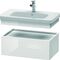 Duravit Unterschrank DURASTYLE 448x730x282mm eiche terra / weiß matt