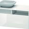 Duravit Waschtischunterbau DURASTYLE 550x1000x500mm Auss re Ei na / weiß matt