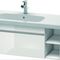 Duravit Waschtischunterbau DURASTYLE 448x930x398mm eiche natur / weiß matt