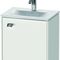 Duravit Waschtischunterbau BRIOSO 444x400x310mm Gri chr Ans re weiß matt