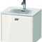 Duravit Waschtischunterbau BRIOSO 444x520x419mm Griff chrom weiß hochglanz