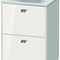 Duravit Waschtischunterbau BRIOSO 685x520x419mm Griffe chr weiß hochglanz
