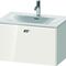 Duravit Waschtischunterbau BRIOSO Griff chrom 444x720x479mm weiß hochglanz