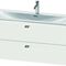Duravit Waschtischunterbau BRIOSO Griffe chrom 555x1220x479mm weiß matt