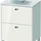 Duravit Waschtischunterbau BRIOSO Griffe chr 685x620x479mm weiß hochglanz