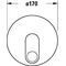 Duravit Fertigmontage-Set B.3 für Unterputz-Brausemischer chrom