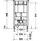 Duravit Wand-WC-Element DURASYSTEM 500x990mm, Standard, Trockenbau
