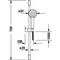Duravit Brauseset m Handbr d= 97mm Bsta 700mm chrom