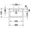 Duravit Waschtisch STARCK 3 COMPACT m ÜL HLB 1 Hahnloch 600x370mm weiß