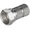 Aufdreh-F-Stecker 6,5 mm, Kupfer- VPE: 100