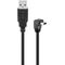 USB 2.0 Hi-Speed-Kabel 90°, Schwarz, 1.8m- VPE: 1