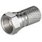 Aufdreh-F-Stecker 7,3 mm, Kupfer- VPE: 100