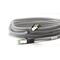 RJ45 (CAT 6A, 500 MHz) Patchkabel mit CAT 8.1 S/FTP Rohkabel, grau, 25m- VPE: 1