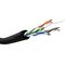 CAT 5e Outdoor Netzwerkkabel, U/UTP, schwarz, 100m- VPE: 1