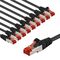 CAT 6 Patchkabel, S/FTP (PiMF), 2 m, schwarz, 10er-Set, 2m- VPE: 1