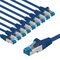 CAT 6A Patchkabel, S/FTP (PiMF), 5 m, blau, 10er-Set, 5m- VPE: 1