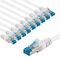 CAT 6A Patchkabel, S/FTP (PiMF), 1 m, weiß, 10er-Set, 1m- VPE: 1