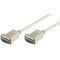 D-SUB 9 pin Anschlusskabel, Buchse/Buchse, seriell Nullmodem, 2m- VPE: 1