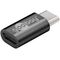 Adapter USB-C™ auf USB 2.0 Micro-B, grau, Grau- VPE: 1