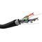 CAT 6A Outdoor Netzwerkkabel, S/FTP (PiMF), schwarz, 100m- VPE: 1
