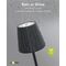 Kabellose LED-Tischleuchte, schwarz- VPE: 1