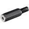 Klinkenkupplung - 3,5 mm - stereo, Klinke3,5mmBuchse(3-Pin,stereo)- VPE: 10