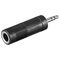 Kopfhörer-Adapter, AUX-Klinke 3,5 mm zu 6,35 mm, Klinke3,5mmStecker(3-Pin,stereo)- VPE: 10