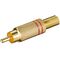 Cinch-Stecker, Rot- VPE: 10