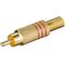 Cinch-Stecker, Rot- VPE: 10