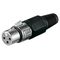 Mikrofonkupplung, XLR-Buchse (3-Pin), 3Pin- VPE: 20