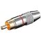 Cinch-Stecker, Rot- VPE: 10