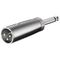 XLR-Adapter, AUX-Klinke 6,35 mm, Mono-Stecker zu XLR-Stecker- VPE: 1