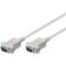D-SUB 9 pin Anschlusskabel, Stecker/Stecker, seriell 1:1, 2m- VPE: 1