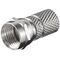 Aufdreh-F-Stecker 7,3 mm, Zink- VPE: 100