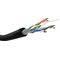 CAT 6 Outdoor Netzwerkkabel, U/UTP, schwarz, 100m- VPE: 1