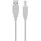 USB 2.0 Hi-Speed-Kabel, grau, 1.8m- VPE: 10