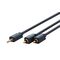 3,5-mm-AUX-auf-Cinch-Adapterkabel, stereo, 5m- VPE: 1