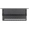 CAT 6 10-Zoll (25,4 cm) Patch Panel, 12-Port, (1 HE), Schwarz- VPE: 1