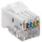 Keystone-Modul RJ45-Kupplung CAT 5e, UTP, 100 MHz- VPE: 1