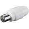 Koax-Stecker mit Schraubbefestigung- VPE: 10