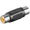 Cinch-Adapter, Buchse zu Buchse- VPE: 10
