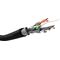 CAT 7 Outdoor Netzwerkkabel, S/FTP (PiMF), schwarz, 50 m, 50m- VPE: 1