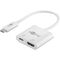 USB-C™-Adapter auf HDMI™ 4K @ 60 Hz, PD, weiß, 1Stk.imPolybeutel- VPE: 1