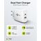 USB-C™ PD GaN Dual-Schnellladegerät (45 W) weiß, Weiß- VPE: 1