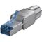 CAT 6A feldkonfektionierbarer RJ45-Stecker, STP geschirmt- VPE: 1
