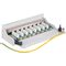 CAT 5e Mini/Desktop Patch Panel, 8 Port, (1 HE), Grau- VPE: 1