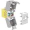 Keystone Modul RJ45 CAT 6A, UTP, Gelb- VPE: 1